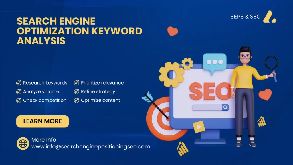 Search Engine Optimization Keyword Analysis